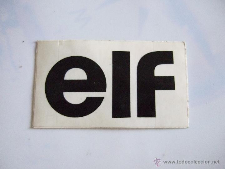 Sammlung von Aufklebern: PEGATINA - ELF - 8X4,5