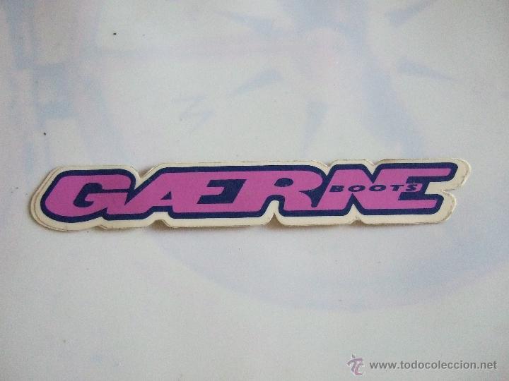 Sammlung von Aufklebern: PEGATINA - GAERNE BOOTS - 12X1,5