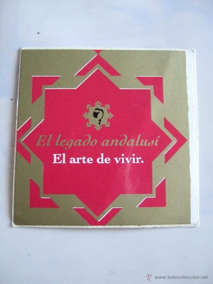 Sammlung von Aufklebern: PEGATINA - EL LEGADO ANDALUSI - EL ARTE DE VIVIR - 6,5X7