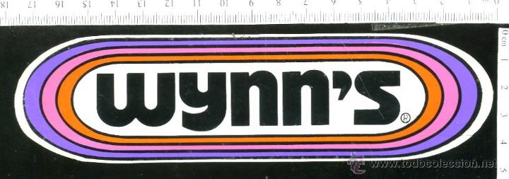 Pegatinas de colecci&oacute;n: PEGATINA  DE wynn&acute;s