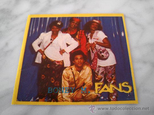 Pegatinas de colecci&oacute;n: ADHESIVO - PEGATINA - BONEY M. - REVISTA FANS