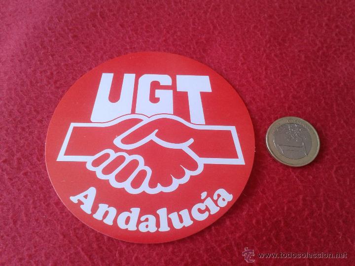 Pegatinas de colecci&oacute;n: PEGATINA POLITICA SINDICAL REIVINDICATIVA SINDICATO UGT ANDALUCIA UNION GENERAL DE TRABAJADORES