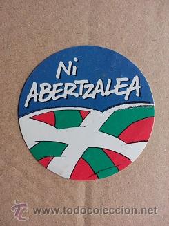 Pegatinas de colecci&oacute;n: PEGATINA POL&Iacute;TICA VASCA,NI ABERTZALEA