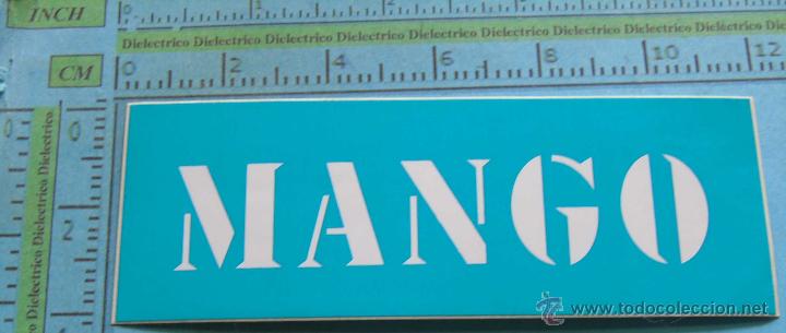 Autocollants de collection: PEGATINA DE MARCAS DE ROPA. MANGO