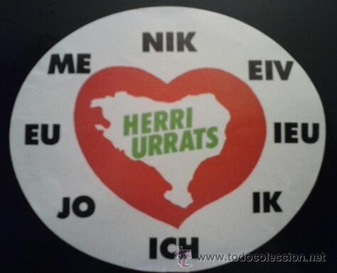 Pegatinas de colecci&oacute;n: PEGATINA DEL HERRI URRATS