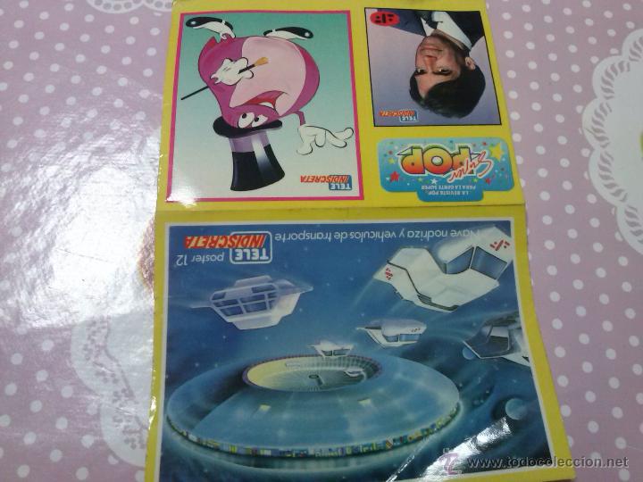 Pegatinas de colecci&oacute;n: PEGATINAS REVISTA TELEINDISCRETA A&Ntilde;OS 80. SERIE V, 1,2,3, SUPER POP. CURIOSA Y EN BUEN ESTADO