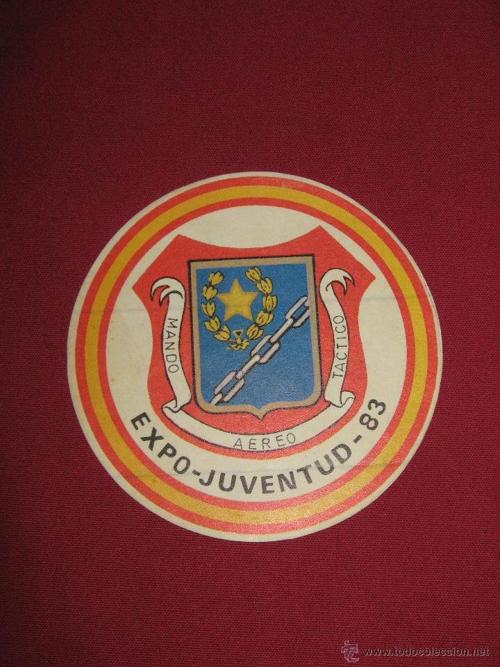 Pegatinas de colecci&oacute;n: PEGATINA EXPO JUVENTUD 83 - MANDO AEREO TACTICO