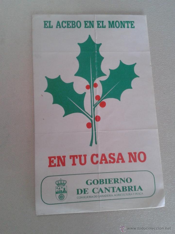 Pegatinas de colecci&oacute;n: PEGATINA POLITICA DE CANTABRIA - GOBIERNO DE CANTABRIA - EL ACEBO EN EL MONTE