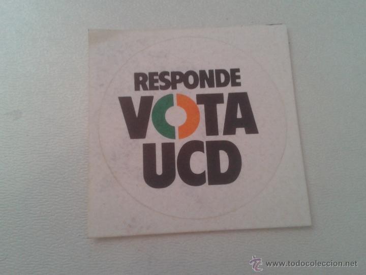 Autocollants de collection: PEGATINA POLITICA - UCD