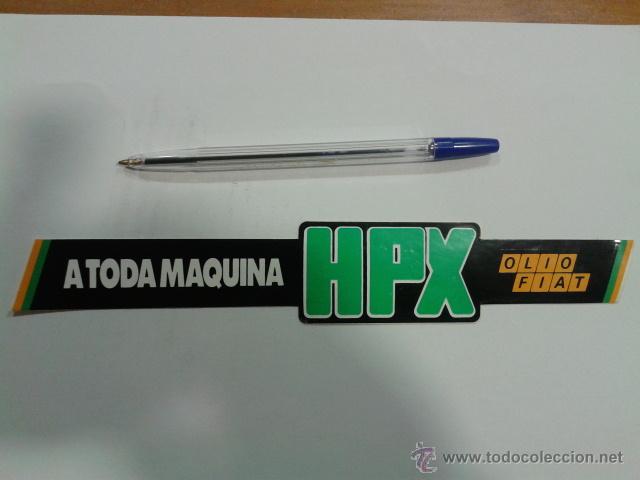 Pegatinas de colecci&oacute;n: PEGATINA HPX OLIO FIAT
