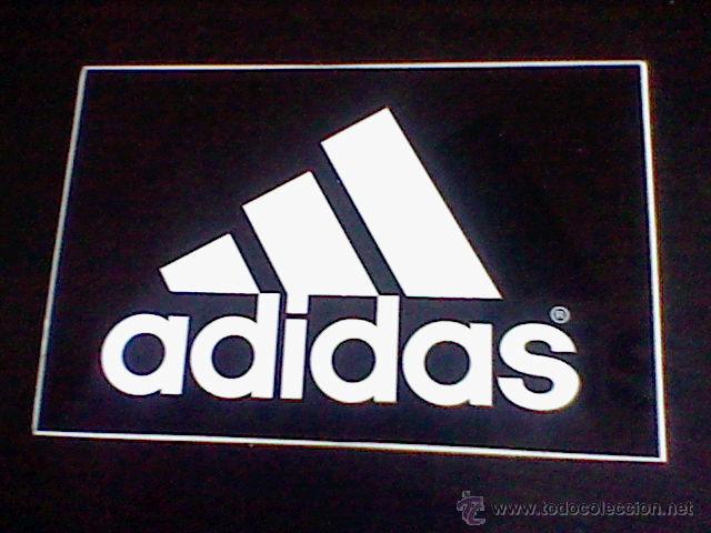 Pegatinas de colecci&oacute;n: pegatina Adidas material deportivo 10 x 7 cms