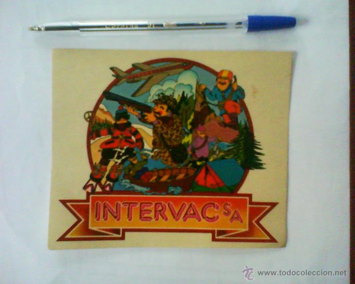 Pegatinas de colecci&oacute;n: PEGATINA INTERVAC SA - Foto 1