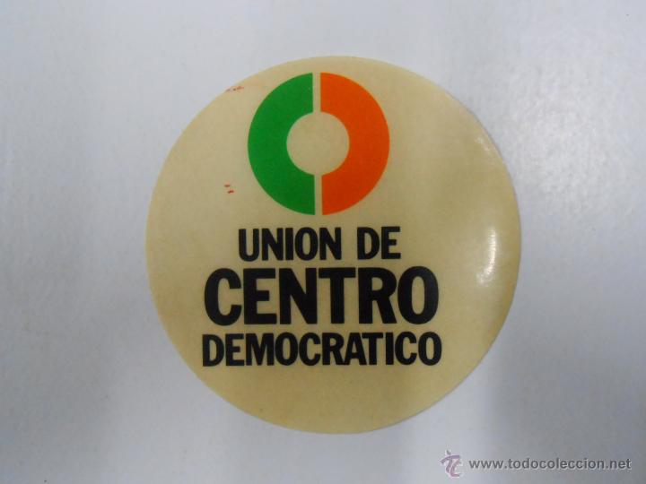 Collection stickers: PEGATINA CON ADHESIVO DESPEGADO. UCD. UNION DE CENTRO DEMOCRATICO. TDKP2