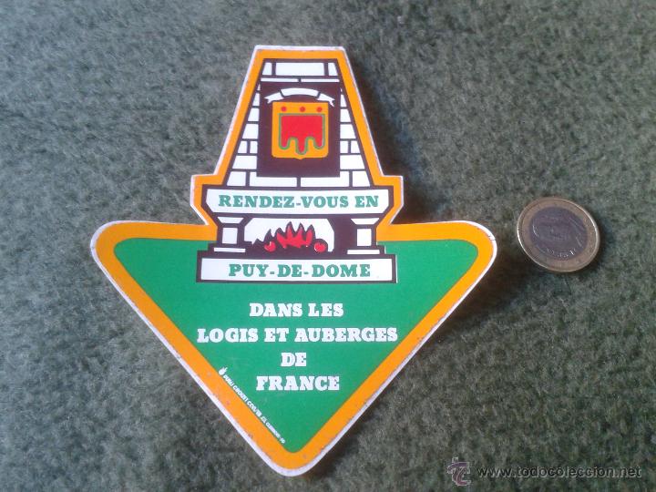 Pegatinas de colecci&oacute;n: PEGATINA ADHESIVO STICKER TROQUELADA RENDEZ VOUS EN PUY DE DOME FRANCE ESCASA TENGO MAS PEGATINAS