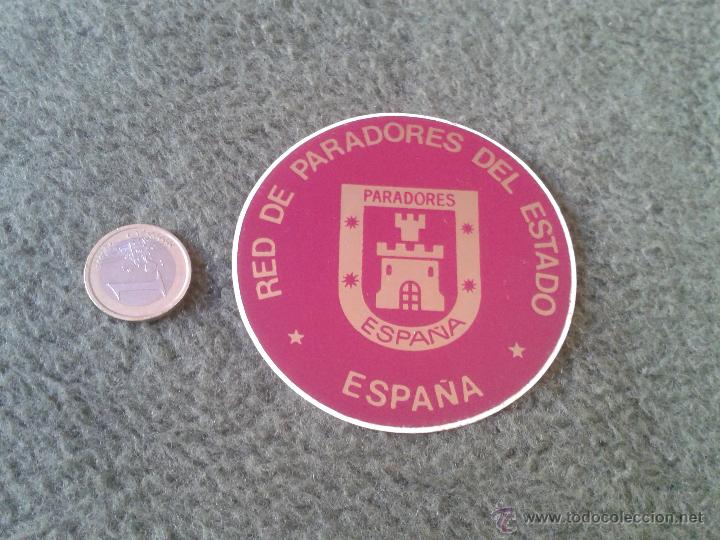 Pegatinas de colecci&oacute;n: ANTIGUA PEGATINA ADHESIVO STICKER TENGO MAS PEGATINAS VER LOTES RED DE PARADORES DEL ESTADO ESPA&Ntilde;A