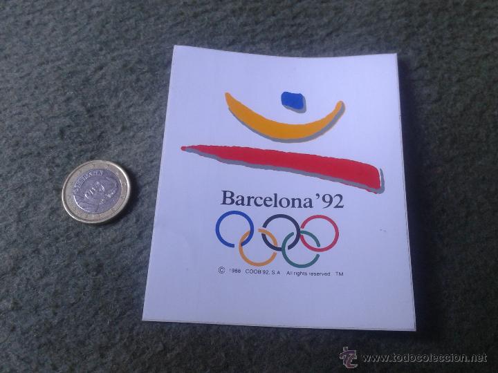 Pegatinas de colecci&oacute;n: PEGATINA ADHESIVO STICKER TENGO PEGATINAS VER LOTES OLIMPIADAS JUEGOS OLIMPICOS BARCELONA 92 1992