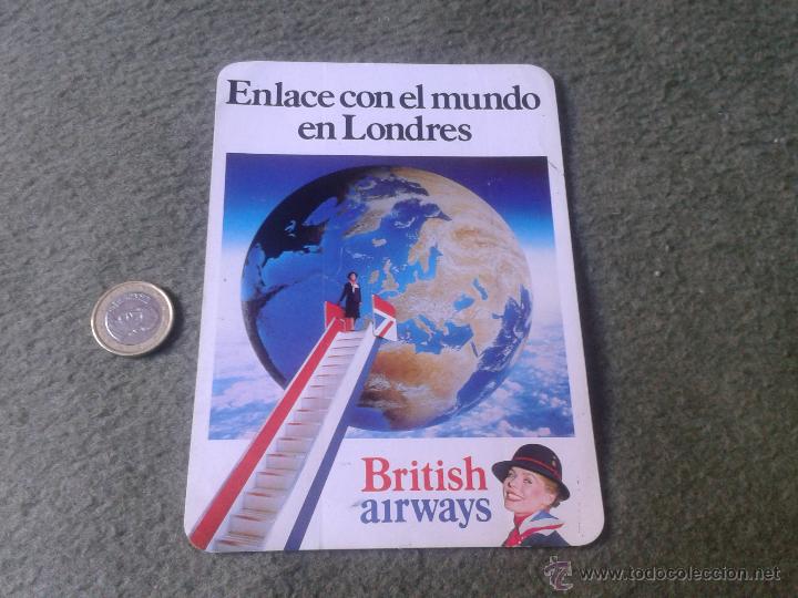 Pegatinas de colecci&oacute;n: PEGATINA ADHESIVO STICKER TENGO PEGATINAS VER LOTES BRITISH AIRWAYS ENLACE CON EL MUNDO EN LONDRES