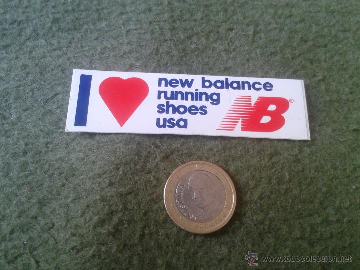 Pegatinas de colecci&oacute;n: PEGATINA ADHESIVO STICKER TENGO PEGATINAS VER LOTES I LOVE NEW BALANCE NB RUNNING SHOES USA