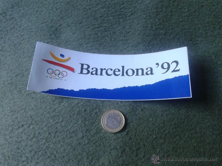 Pegatinas de colecci&oacute;n: PEGATINA ADHESIVO STICKER TENGO PEGATINAS VER LOTES JUEGOS OLIMPICOS OLIMPIADAS BARCELONA 92 1992