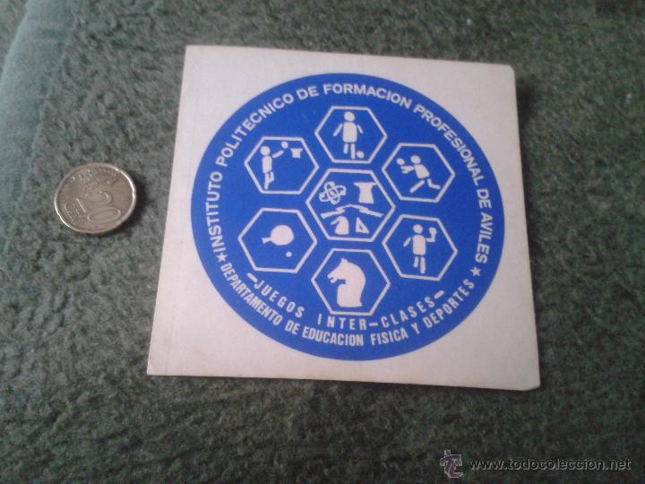 Pegatinas de colecci&oacute;n: PEGATINA ADHESIVO STICKER TENGO PEGATINAS VER LOTES AVILES JUEGOS INTER CLASES INSTITUTO POLITECNICO