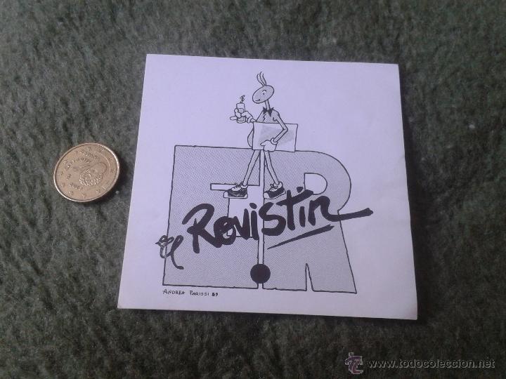 Pegatinas de colecci&oacute;n: PEGATINA ADHESIVO STICKER TENGO PEGATINAS VER LOTES EL REVISTIN ER ANDREA PARISSI 89 ESCASA