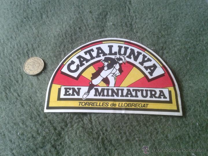 Pegatinas de colecci&oacute;n: PEGATINA ADHESIVO STICKER TENGO PEGATINAS VER LOTES CATALUNYA EN MINIATURA TORRELLES DE LLOBREGAT ES