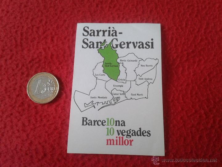 Pegatinas de colecci&oacute;n: PEGATINA ADHESIVO STICKER TENGO MAS PEGATINAS VER LOTES SARRIA SANT GERVASI BARCELONA 10 VEGADES MIL