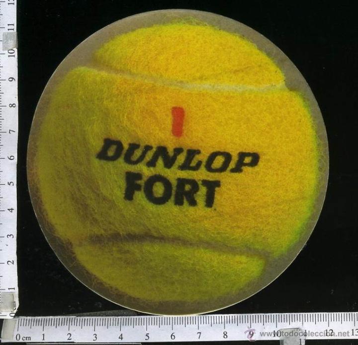 Collection stickers: PEGATINA PELOTAS DE TENIS DUNLOP FORT.  SIN PEGAR