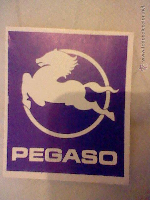 Pegatinas de colecci&oacute;n: pegatina antigua motor nunca pegada Camiones Pegaso 7 x 6 cms *P2