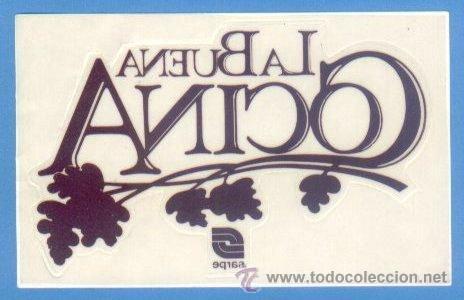 Pegatinas de colecci&oacute;n: PEGATINA ADHESIVO PARA CRISTAL. LA BUENA COCINA. SARPE. APROX. 7 X 11CM. A&Ntilde;OS 80. TROQUELADO. LIBROS