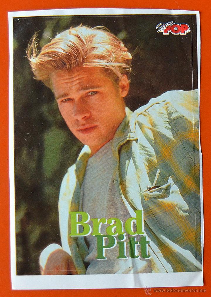Pegatinas de colecci&oacute;n: BRAD PITT - PEGATINA - ADHESIVO - SUPER POP - A&Ntilde;OS 90