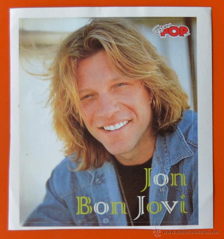 Pegatinas de colecci&oacute;n: JON BON JOVI - PEGATINA - ADHESIVO - SUPER POP - A&Ntilde;OS 90