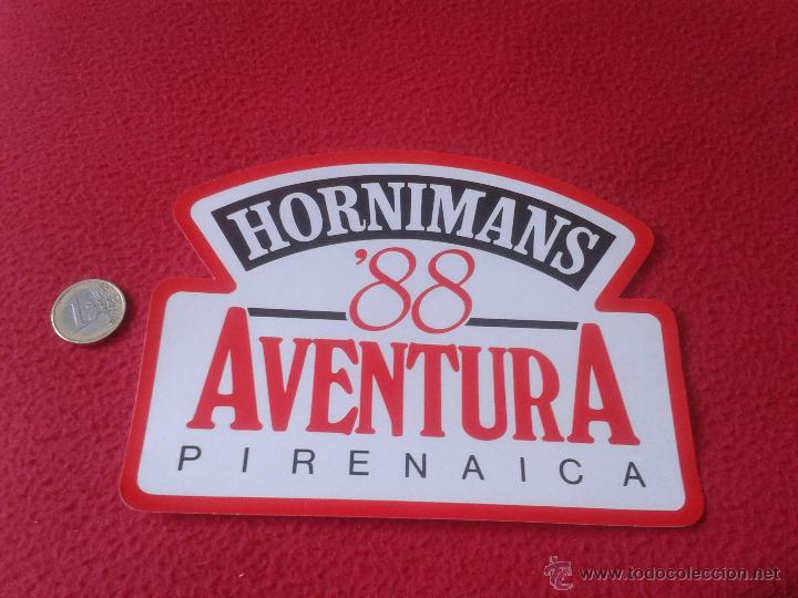 Pegatinas de colecci&oacute;n: PEGATINA ADHESIVO STICKER TENGO MAS PEGATINAS VER LOTES HORNIMANS 1988 88 AVENTURA PIRENAICA ESCASA
