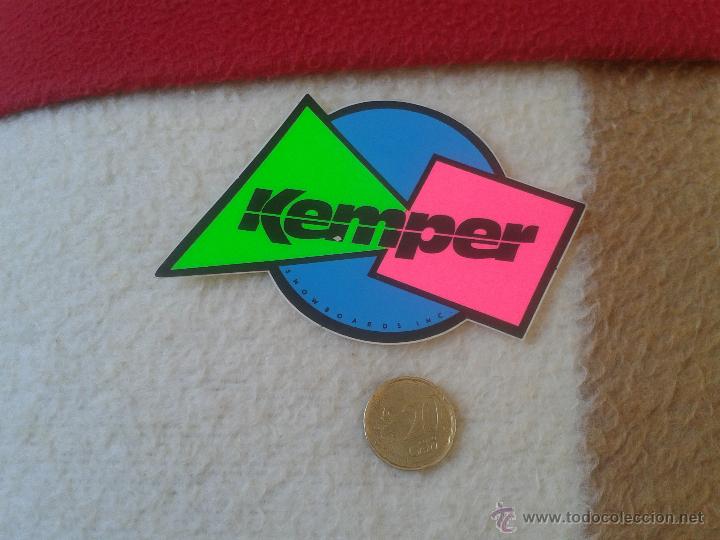 Collection stickers: PEGATINA ADHESIVO STICKER TENGO MAS PEGATINAS VEAN MIS LOTES TROQUELADA SNOWBOARDS KEMPER ESCASA