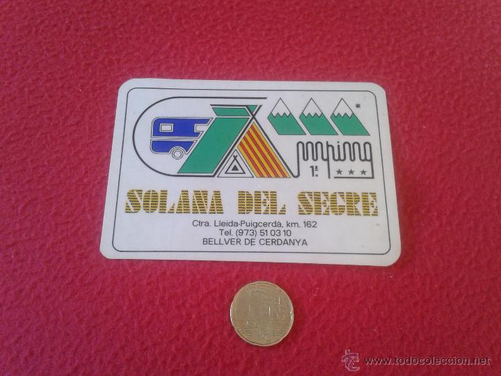 Pegatinas de colecci&oacute;n: PEGATINA ADHESIVO STICKER TENGO MAS PEGATINAS VER LOTES CAMPING SOLANA DEL SEGRE LLEIDA ESCASA IDEAL