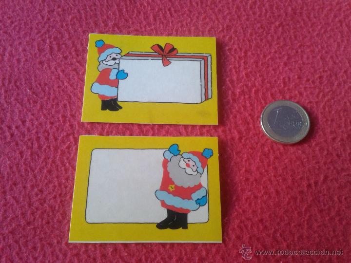 Pegatinas de colecci&oacute;n: PEGATINA ADHESIVO STICKER TENGO MAS PEGATINAS VEAN MIS LOTES LOTE DE 2 NAVIDAD PAPA NOEL ESCASAS IDE