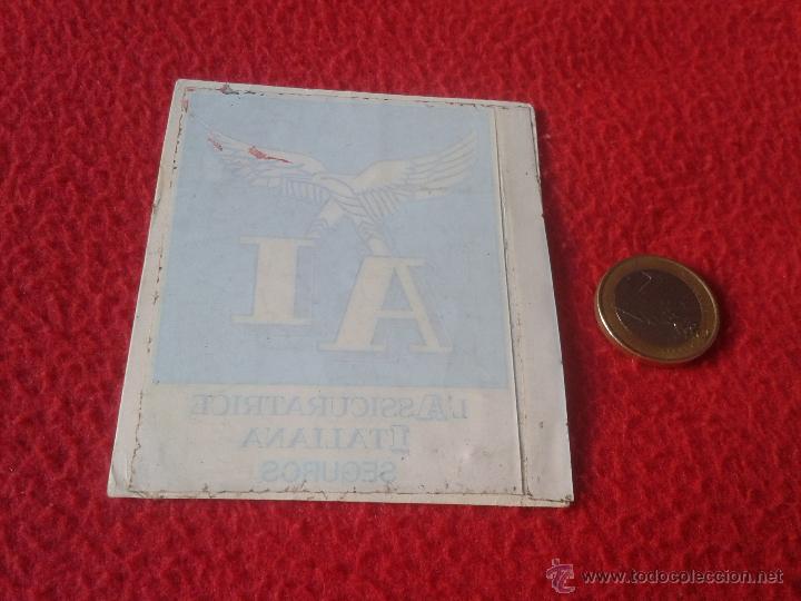 Sammlung von Aufklebern: PEGATINA ADHESIVO STICKER TENGO MAS PEGATINAS VER LOTES L'ASSICURATRICE ITALIANA SEGUROS ESCASA IDEA