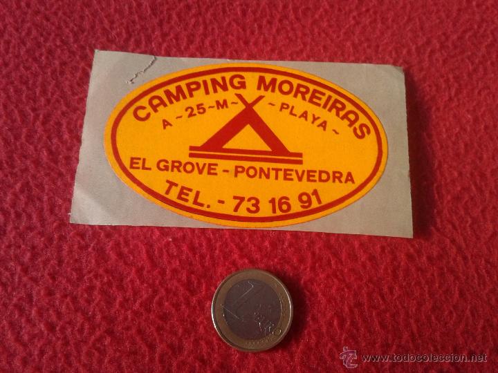 Pegatinas de colecci&oacute;n: PEGATINA ADHESIVO STICKER TENGO MAS PEGATINAS VER LOTES CAMPING MOREIRAS EL GROVE PONTEVEDRA PLAYA E
