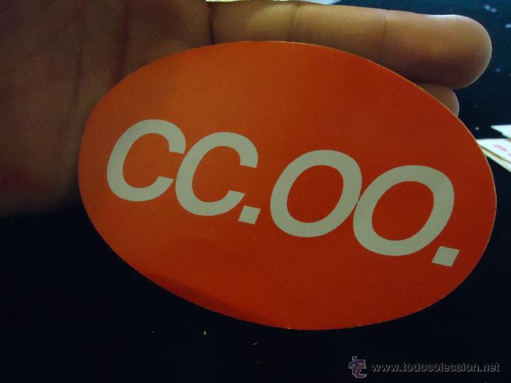 Adesivi di collezione: ANTIGUA PEGATINA POLITICA COMISIONES OBRERAS CCOO