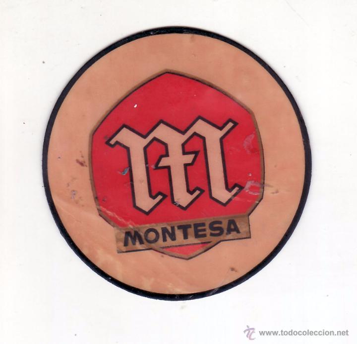 Pegatinas de colecci&oacute;n: PARCHE TELA PLASTIFICADA PEGATINA - MONTESA - PEGADA ANTERIORMENTE - COMO SE VE EN FOTOS