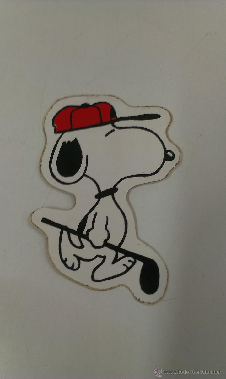 Pegatinas de colecci&oacute;n: PEGATINA DE SNOOPY GOLFISTA