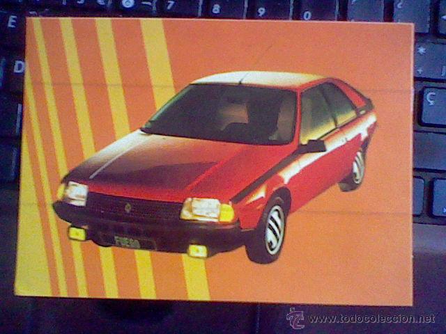 Pegatinas de colecci&oacute;n: PEGATINA MOTOR COCHES AUTOMOVIL RENAULT FUEGO 16 X 11,5 CMS APROX. *P6 .
