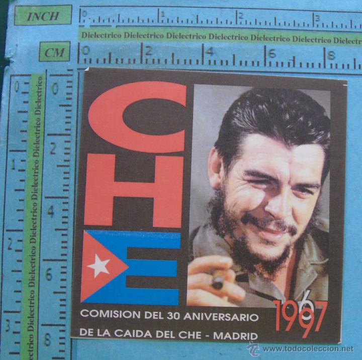 Pegatinas de colecci&oacute;n: PEGATINA POL&Iacute;TICA SINDICAL REIVINDICATIVA. CHE GUEVARA 30 ANIVERSARIO DE LA CAIDA. MADRID 1997