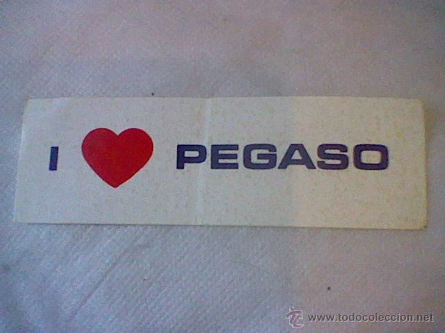Pegatinas de colecci&oacute;n: pegagita camion Pegaso I love Pegaso 12,5 x 4  cms *peg2