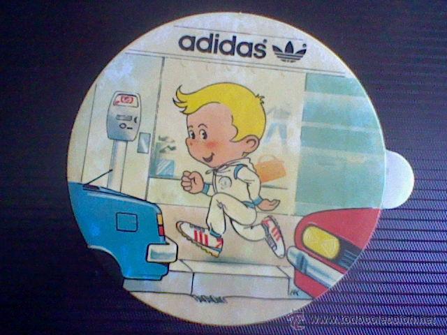 Pegatinas de colecci&oacute;n: PEGATINA ANTIGUA ADIDAS 9 CMS *peg 6
