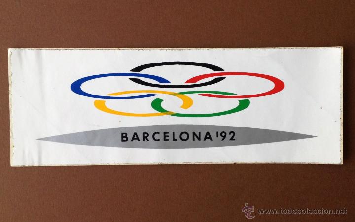 Pegatinas de colecci&oacute;n: PEGATINA JUEGOS OLIMPICOS DE BARCELONA 92. NUEVA