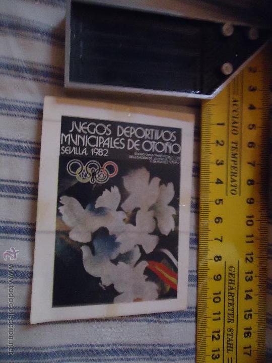 Adesivi di collezione: antigua pegatina PUBLICITARIA o cromo publicitario  SEVILLA 1982 JUEGOS DEPORTIVOS MUNICIPALES OTO&Ntilde;O