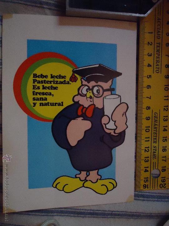 Adesivi di collezione: antigua pegatina PUBLICITARIA o cromo publicitario - GRANDE - LECHE PASTERIZADA