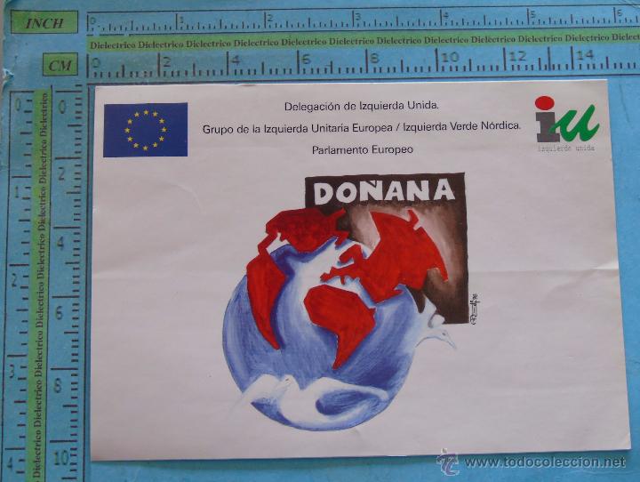Pegatinas de colecci&oacute;n: PEGATINA POL&Iacute;TICA SINDICAL REIVINDICATIVA. IU IZQUIERDA UNIDA. DO&Ntilde;ANA