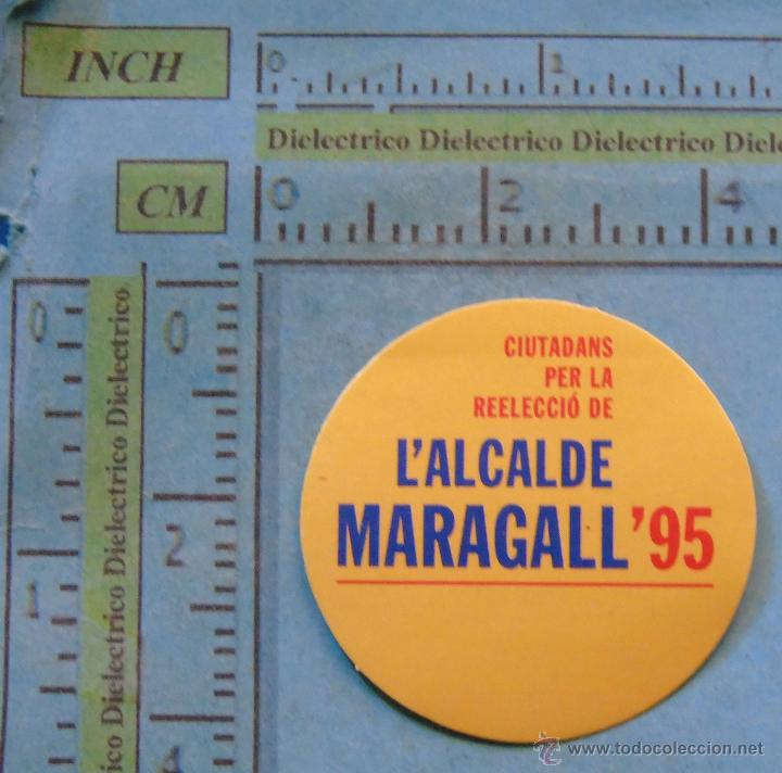Autocolantes de cole&ccedil;&atilde;o: PEGATINA POL&Iacute;TICA SINDICAL REIVINDICATIVA. CATALU&Ntilde;A BALEARES VALENCIA. PASQUALL MARAGALL 1995